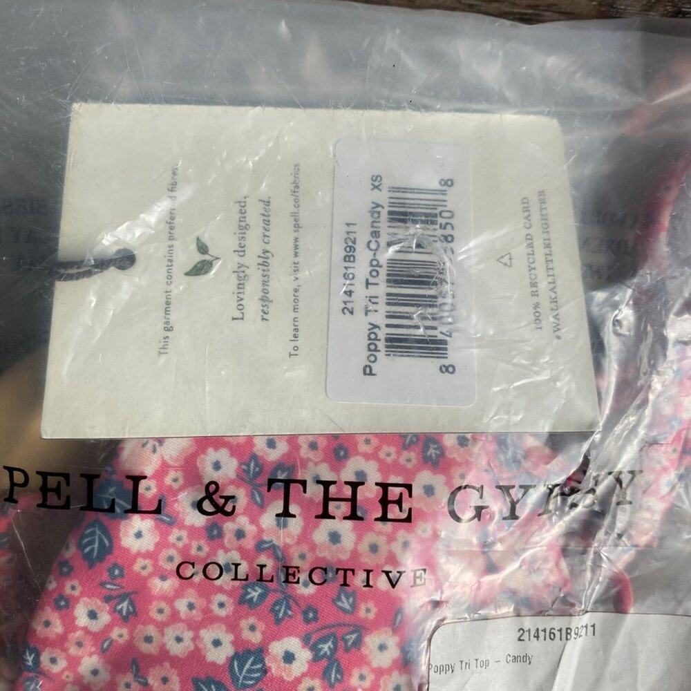 Spell &‎ the Gypsy sz XS pink bikini top NWT - Picture 6 of 7